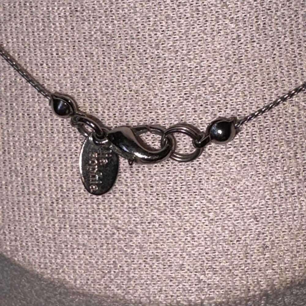 Multi-colored glass bead necklace with silver chain and pendant #beaded #boho